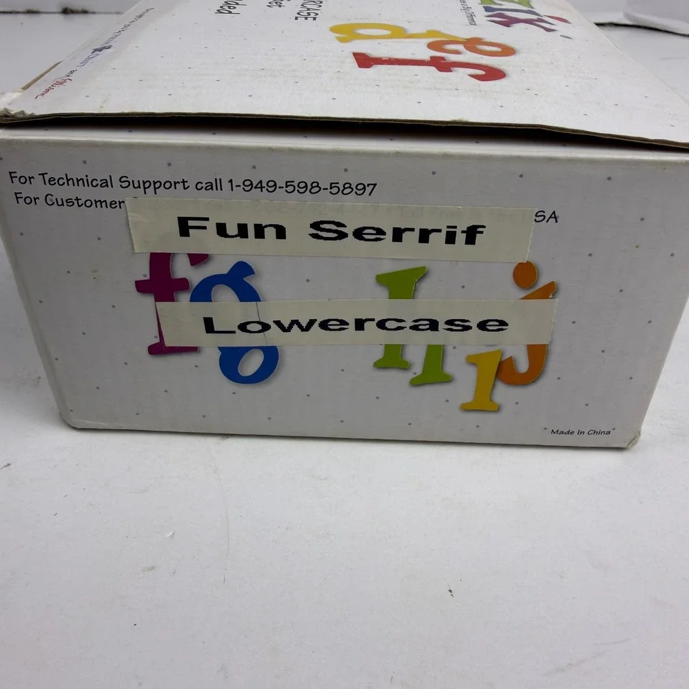 Sizzix Fun Serif Lowercase Alphabet Set 26 Steel Rule Dies Scrapbooking Crafting